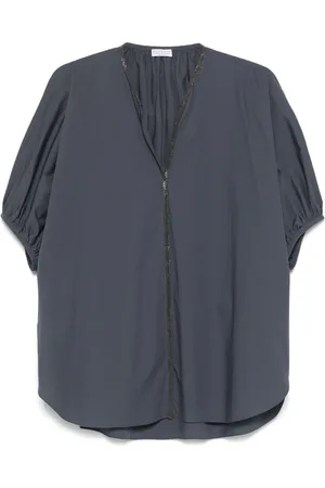 Brunello Cucinelli Monili-chain blouse