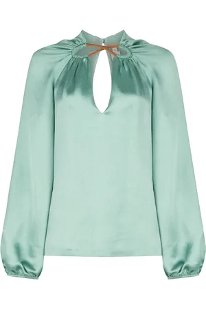 Silvia Tcherassi Ximena silk cut-out blouse