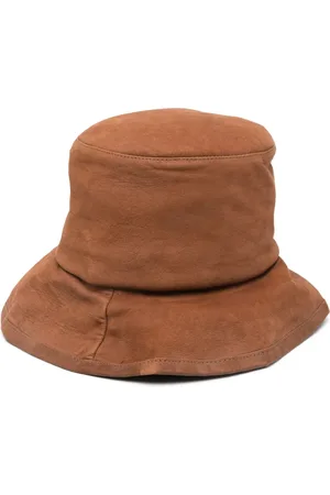 Giorgio Armani 2010s leather hat