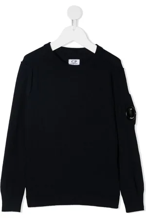 C.P. Company Lens-embellished rib-trimmed jumper