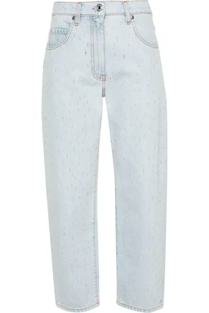 Msgm Distressed-effect boyfriend jeans
