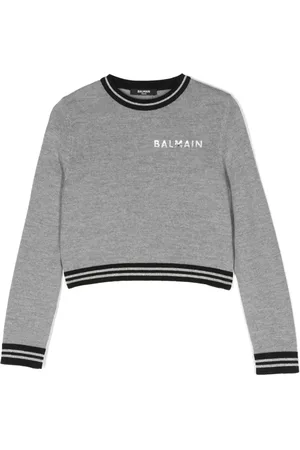 Balmain Logo-print wool sweatshirt