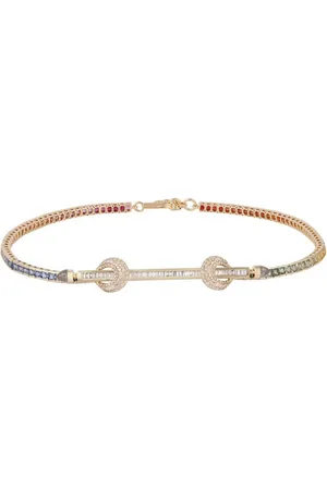 Ananya 18kt yellow Chakra multi-stone choker