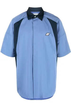 AMBUSH Logo-embroidered bowling shirt