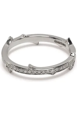 STEPHEN WEBSTER 18kt white gold Thorn Stem diamond ring