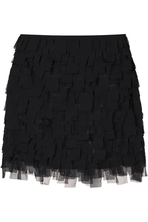 Gloria Coelho Layered high-waisted skirt