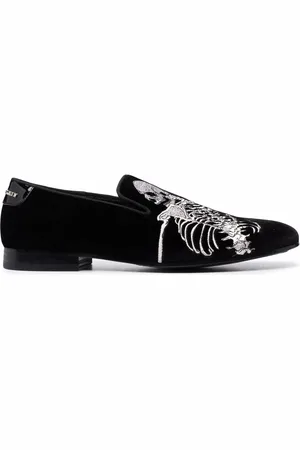 Philipp Plein Skeleton slip-on loafers