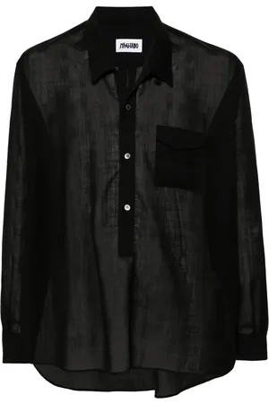 MAGLIANO Folk semi-sheer shirt
