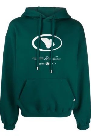 Ader Error Logo-print cotton hoodie
