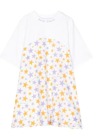 Palm Angels Star-print T-shirt dress