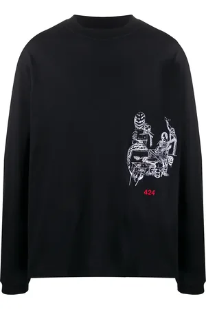 424 FAIRFAX Embroidered long-sleeve sweatshirt