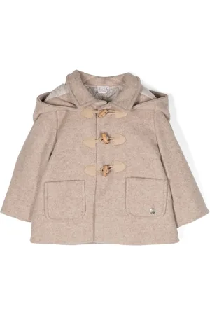 PAZ RODRIGUEZ Logo-charm hooded duffle coat