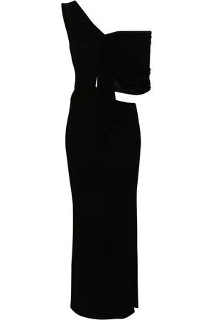 CHRISTOPHER ESBER Draped halterneck maxi dress