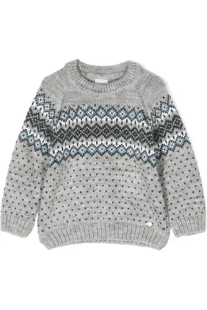 PAZ RODRIGUEZ Intarsia-knit crew-neck jumper