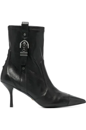 Stuart Weitzman 85mm leather ankle boots