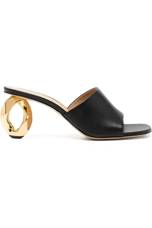 J.W.Anderson Chain Heel 70mm leather sandals