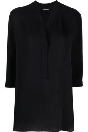 Giorgio Armani V-neck silk blouse