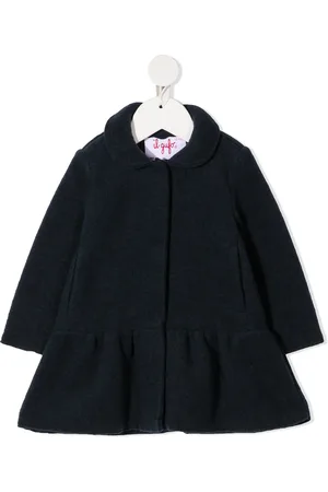 Il gufo Ruffled hem coat