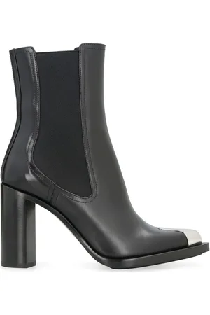 Alexander McQueen Punk 90mm leather Chelsea boots
