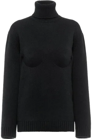Prada Bustier structure turtleneck jumper