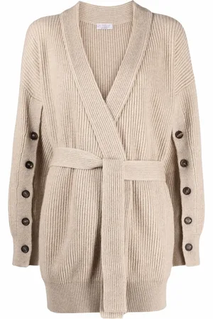 Brunello Cucinelli Buttoned-sleeves cashmere cardigan