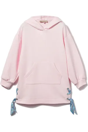 PUCCI Junior Logo-print hooded jersey dress