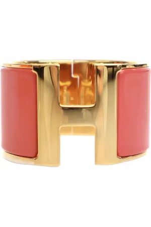 Hermès 2000-2024 Extra Wide Enamel Clic Clac H Bracelet GM costume bracelet