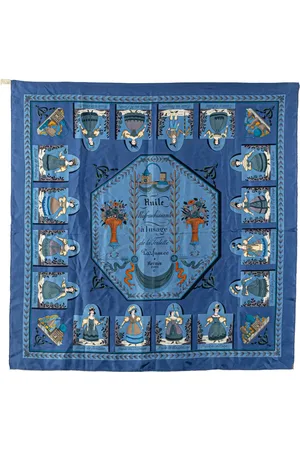 Hermès 1990-2024 Huile Rafraichissante a L Usage de la Toilette Parfumee Silk Scarf scarves