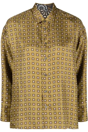 Max Mara Reversible graphic-print shirt