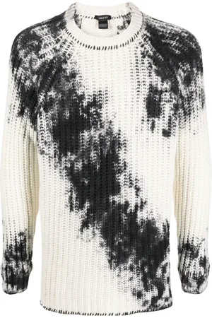AVANT TOI Tie-dye pattern chunky-knit jumper