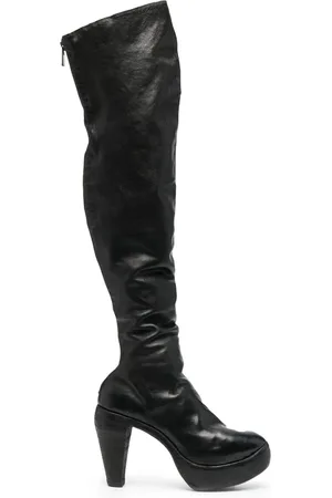 GUIDI Over-the-knee leather boots