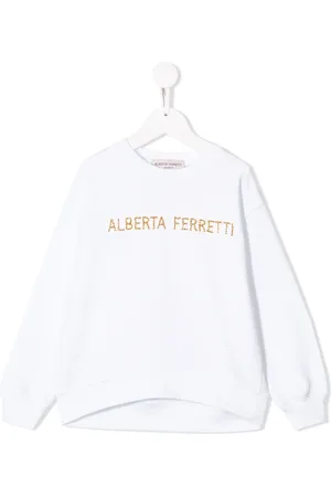 Alberta Ferretti Embellished logo sweatshirt