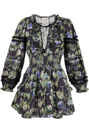 LOVESHACKFANCY Clarkie printed mini dress