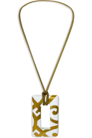 Hermès Porcelain pendant necklace