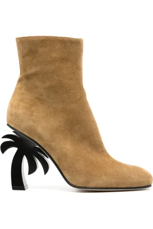 Palm Angels Palm-heel 105mm suede boots