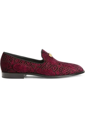 Giuseppe Zanotti Jareth snakeskin-effect loafers
