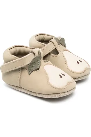 Donsje Pear-motif leather sneakers