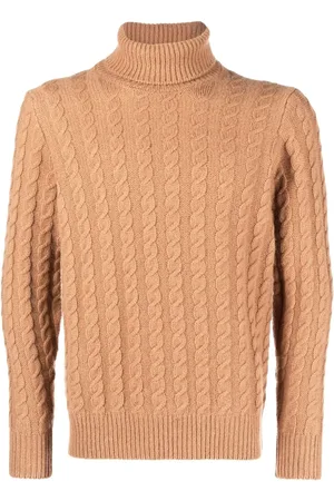 ZANONE Cable-knit roll-neck jumper