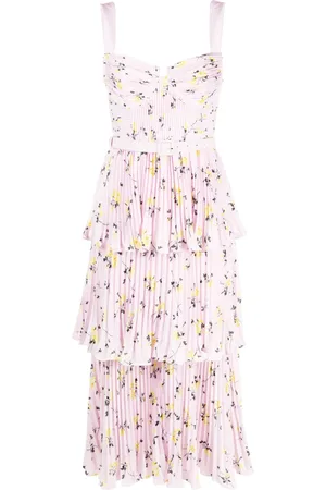 Self-Portrait Floral-print midi dress