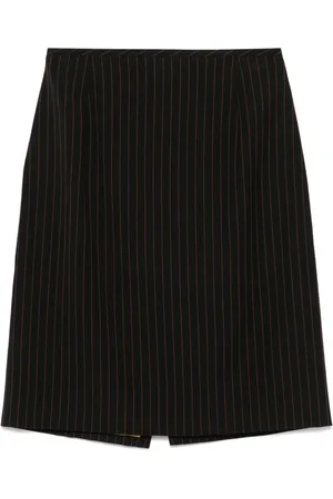 Jean Paul Gaultier 1900s pinstriped mini skirt