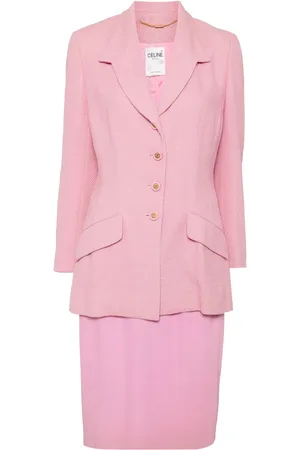 Céline 1990-2000s wool skirt suit
