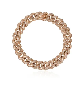 Shay 18kt and diamond link bracelet