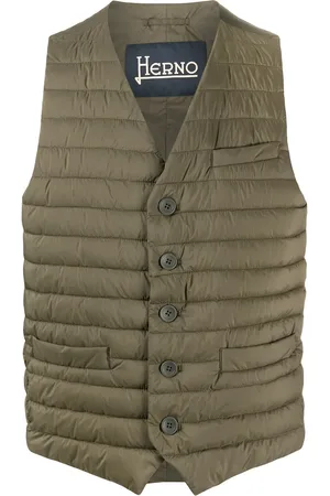 HERNO Quilted V-neck gilet