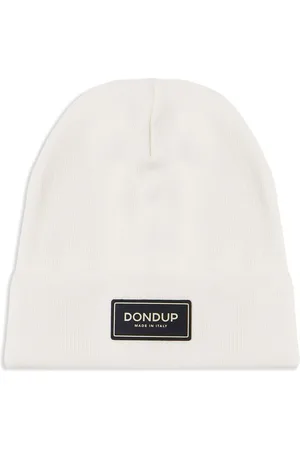 Dondup Logo-patch knitted beanie