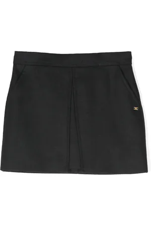 Elisabetta Franchi Logo-plaque skirt