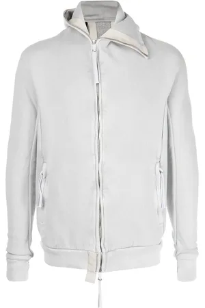 11 BY BORIS BIDJAN SABERI Zip-up cotton hoodie