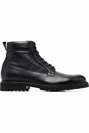 BALDININI Lace-up leather booties