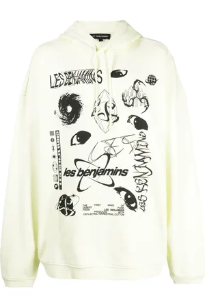 Les Benjamins Logo-print cotton hoodie