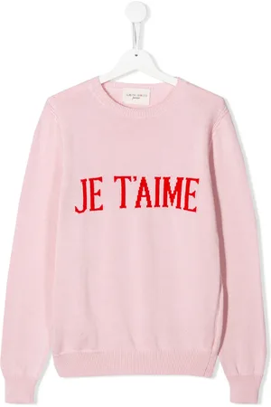 Alberta Ferretti TEEN slogan embroidered jumper