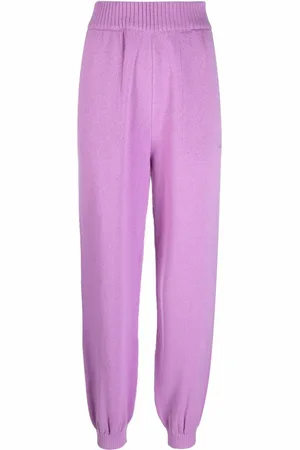 Msgm Merino-blend knitted track pants
